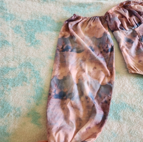 NWT Corset-top Balletcore PrettyLittleThing  Off shoulder Bodysuit Sz 2 - Picture 9 of 13